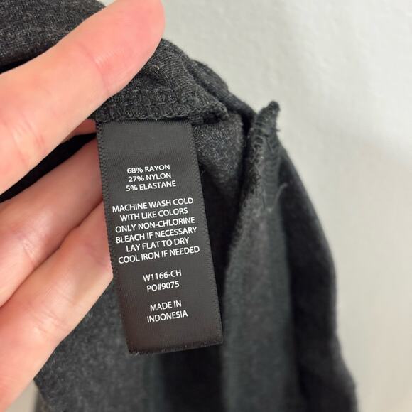 Betabrand Classic Skinny Dress Yoga Pants in Dark Heather Gray - Size M - Picture 5 of 5